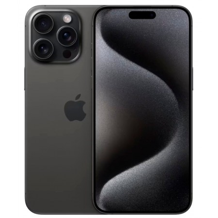 Celular Apple iPhone 15 Pro A2848 /128GB / eSIM / Tela 6.1" / Câm 48MP - Black Titanium