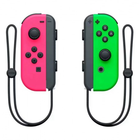 Controle Joy-Con para Nintendo Switch L e R - Verde/Rosa