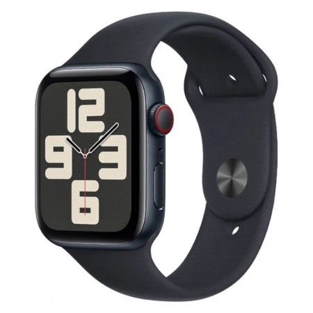 Apple Watch SE 2 MXG23LL/A GPS + Celular Alumínio 44mm Meia Noite - Esportiva Meia Noite
