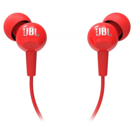 Fone de Ouvido JBL C100SI / com Fio - Vermelho