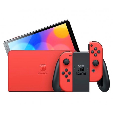 Consola Nintendo Switch Oled Mario HEG-S-RAAAA 64GB - Rojo
