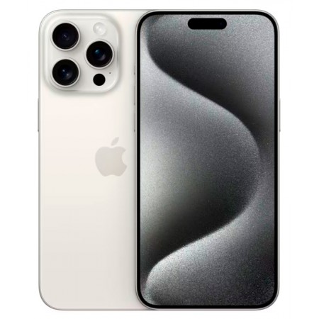 Celular Apple iPhone 15 Pro A2848 / 256GB / eSIM / Tela 6,1" - White Titanium