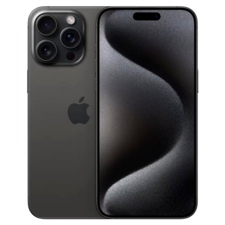 Celular Apple iPhone 15 Pro A2848 / 256GB / eSIM / Tela 6.1"/ Câm 48MP - Black Titanium