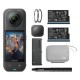 Câmera de Ação Insta360 X5 Essentials Bundle CINSAAHA 72MP WiFi - Preto (X504)