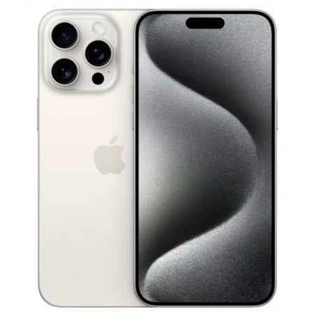 Celular Apple iPhone 15 Pro Max A2849 /256GB /eSIM /Tela 6.7"/ Cam 48MP - White Titanium