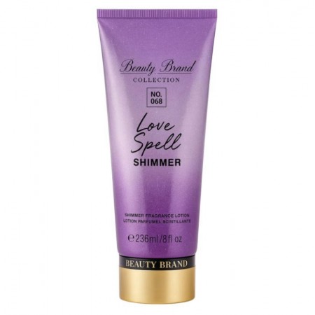 Body Lotion Beauty Brand 068 Love Spell Shimmer Feminino 236ml