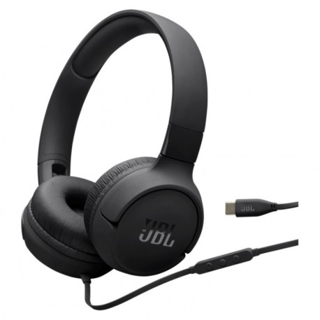 Fone de Ouvido JBL Tune 520C Com Fio USB-C - Preto
