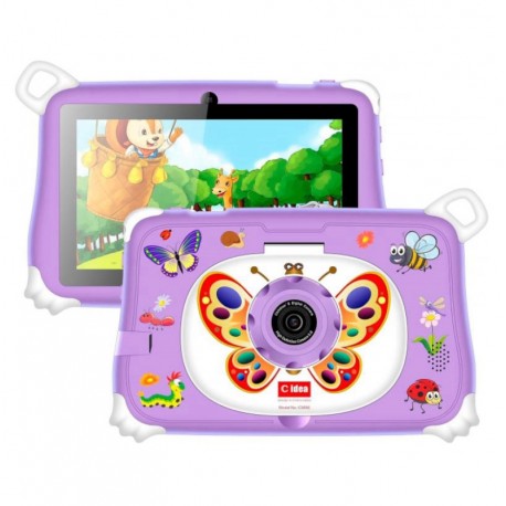 Tablet C Idea CM86 Kids Tela 7" WiFi 256GB 8GB RAM - Lila