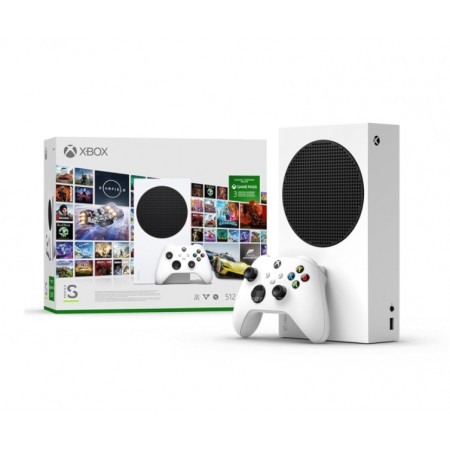 Consola Xbox One Series S 512GB SSD Digital Holiday Bundle - Blanco