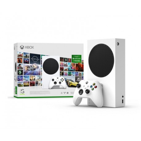 Consola Xbox One Series S 512GB SSD Digital Holiday Bundle - Blanco