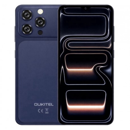 Celular Oukitel C17 128GB 4GB RAM Dual SIM Tela 6.52" 13MP - Azul