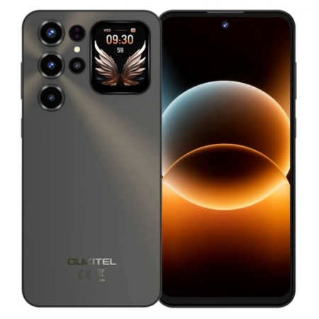Celular Oukitel C68 Plus 128GB 4GB RAM Dual SIM NFC Tela 7.2" 64MP - Cinza