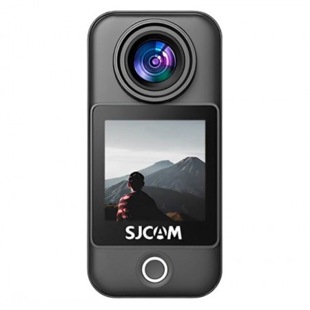 Câmera de Ação SJCAM C300 Pocket 4K Ultra HD WiFi Tela Dupla - Preto