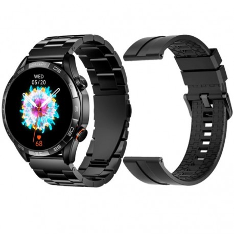 Smartwatch Haylou Solar 5 HF004 LS20 - Preto + Pulseira