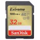 Tarjeta de Memória SD Sandisk Extreme U3 / V30 / 32GB / 100MBS - (SDSDXVT-032G-GNCIN)