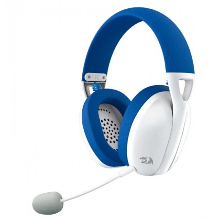 Headset Gamer Redragon Ire Pro H848 Bluetooth/Wireless - Blanco y Azul