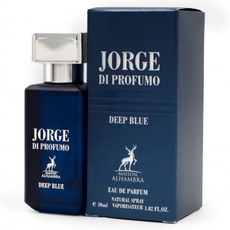Perfume Maison Alhambra Jorge Di Profumo Deep Blue Eau De Parfum Masculino 30ml