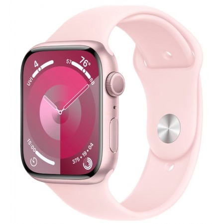 Apple Watch S9 MR9H3LL/A GPS / Oximetro 45MM - Light Pink Sport Band M/L