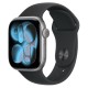 Apple Watch Series 11 MEQW4LW/A Caixa Alumínio 42mm Cinza Espacial - Esportiva Preto S/M