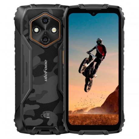 Celular Ulefone RugKing 4 Pro 256GB 8GB RAM + 8GB RAM Virtual Dual SIM 6.56" NFC - Negro