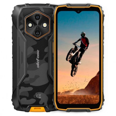 Celular Ulefone RugKing 4 Pro 256GB 8GB RAM + 8GB RAM Virtual Dual SIM 6.56" NFC - Laranja