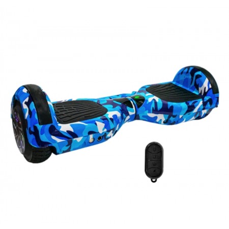 Scooter Eléctrico Sonaki Smart Balance Wheel 6.5 / Bluetooth + Bolsa- Azul Camuflado (N-27