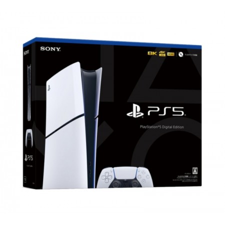 Console Sony Playstation 5 CFI-2000 B01 Slim Digital Edition 1TB / HDR/ 8K - Branco(Japan)