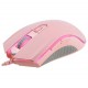 Mouse Óptico Gaming Rapoo V25S com Fio USB - Rosa