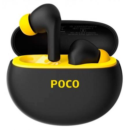 Auricular Xiaomi Poco Pods M2237E1 - Negro/Amarillo