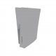 Faceplate Playstation 5 Com Disco 0582 - Plateado