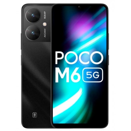 Celular Xiaomi Poco M6 5G 256GB /8GB RAM /Dual SIM /Tela 6.74 /Cam 50MP - Black (India)
