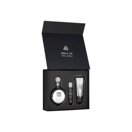 Kit Perfume Lattafa Fakhar Eau de Parfum Masculino 100ML + 12ML + 100ML