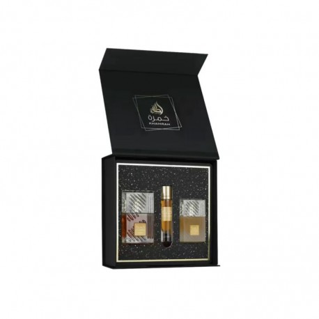Kit Perfume Lattafa Khamrah Eau de Parfum Unissex 100ML + 12ML + 50ML