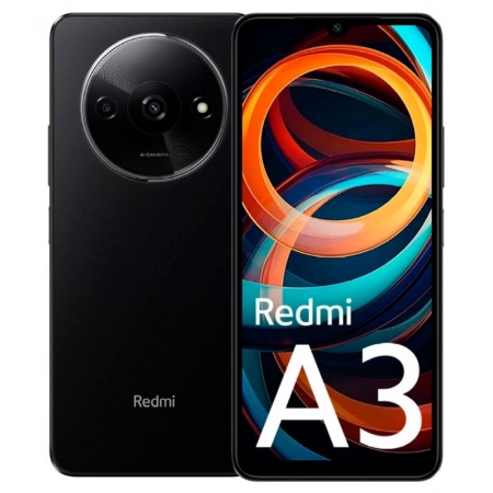 Celular Xiaomi Redmi A3 64GB /3GB RAM /Dual SIM /Tela 6.71 /Cam 8MP - Negro (Global)