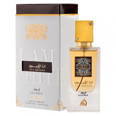 Perfume Lattafa Ana Abiyedh Leather Eau de Parfum Unissex 60ml