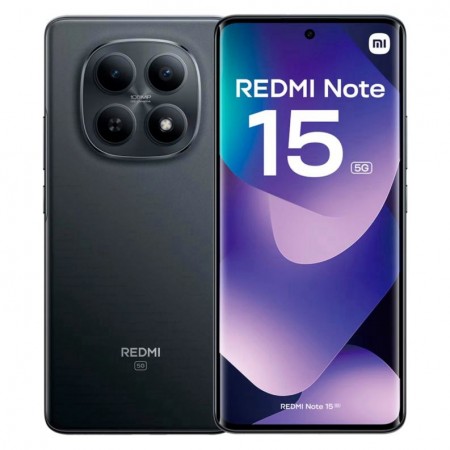 Celular Xiaomi Redmi Note 15 5G 512GB 8GB RAM Dual SIM NFC 6.77" 108MP - Negro (Global)
