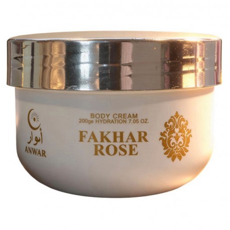 Body Cream Anwar Fakhar Rose 200ml