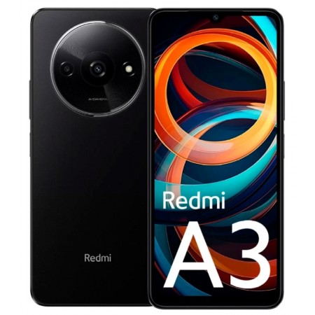 Celular Xiaomi Redmi A3 128GB /4GB RAM /Dual SIM / 6.71/Cam 8MP - Midnight Black (Global)