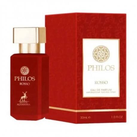 Perfume Maison Alhambra Philos Rosso Eau de Parfum Unissex 30ml