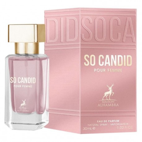 Perfume Maison Alhambra So Candid Pour Femme Eau de Parfum Femenino 30ml