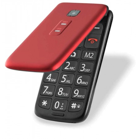Celular Multilaser Flip Vita P9021 Dual SIM /Tela 2.4 /Cam 0.3MP - Rojo (Anatel)