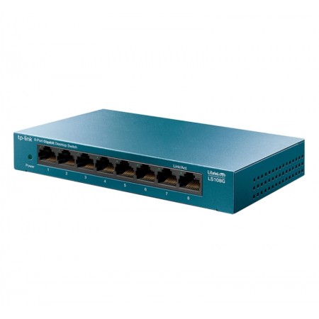 HUB Switch TP-Link LS108 8 Portas / 10/100/1000MBs