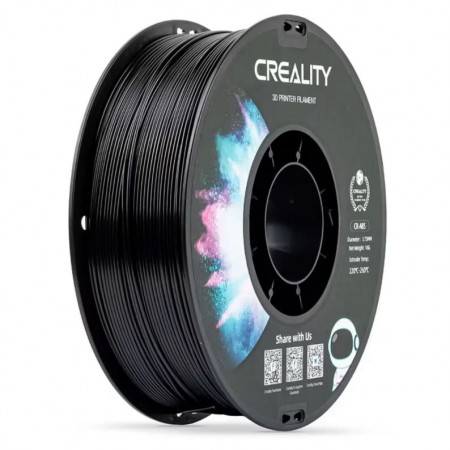Filamento Creality CR-ABS 1Kg 1.75mm para Impressora 3D - Preto