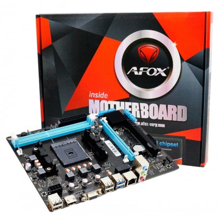 Placa Mãe Afox A68-MA5 / FM2/FM2+ / 2XDDR3 / Chipset AMD A68 / VGA / HDMI Gigabit