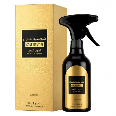 Perfume de Ambiente Lattafa Confidential Private Gold 450ml