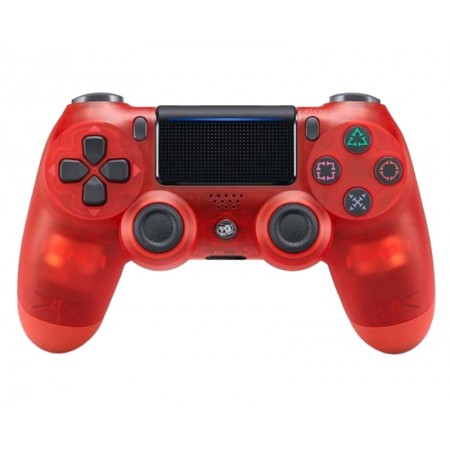 Control Play Game Dualshock 4 Sem Fio para PS4 - Transparente Red
