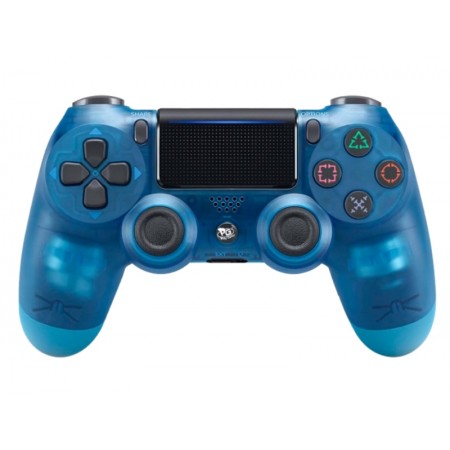 Controle Play Game Dualshock 4 Sem Fio para PS4 - Transparente Blue