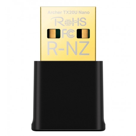 Adaptador USB Archer TX20U Nano WiFi 6 - Negro