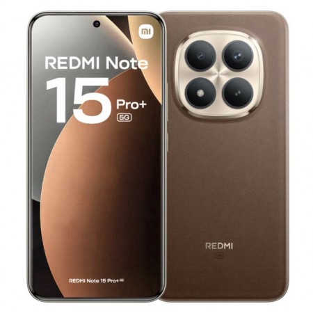 Celular Xiaomi Redmi Note 15 Pro+ 5G 256GB 8GB RAM Dual SIM 6.83" 200MP - Marron (Global)