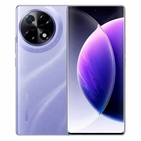Celular Tecno Camon 30S CLA5 256GB 8GB RAM Dual SIM Tela 6.78" - Roxo